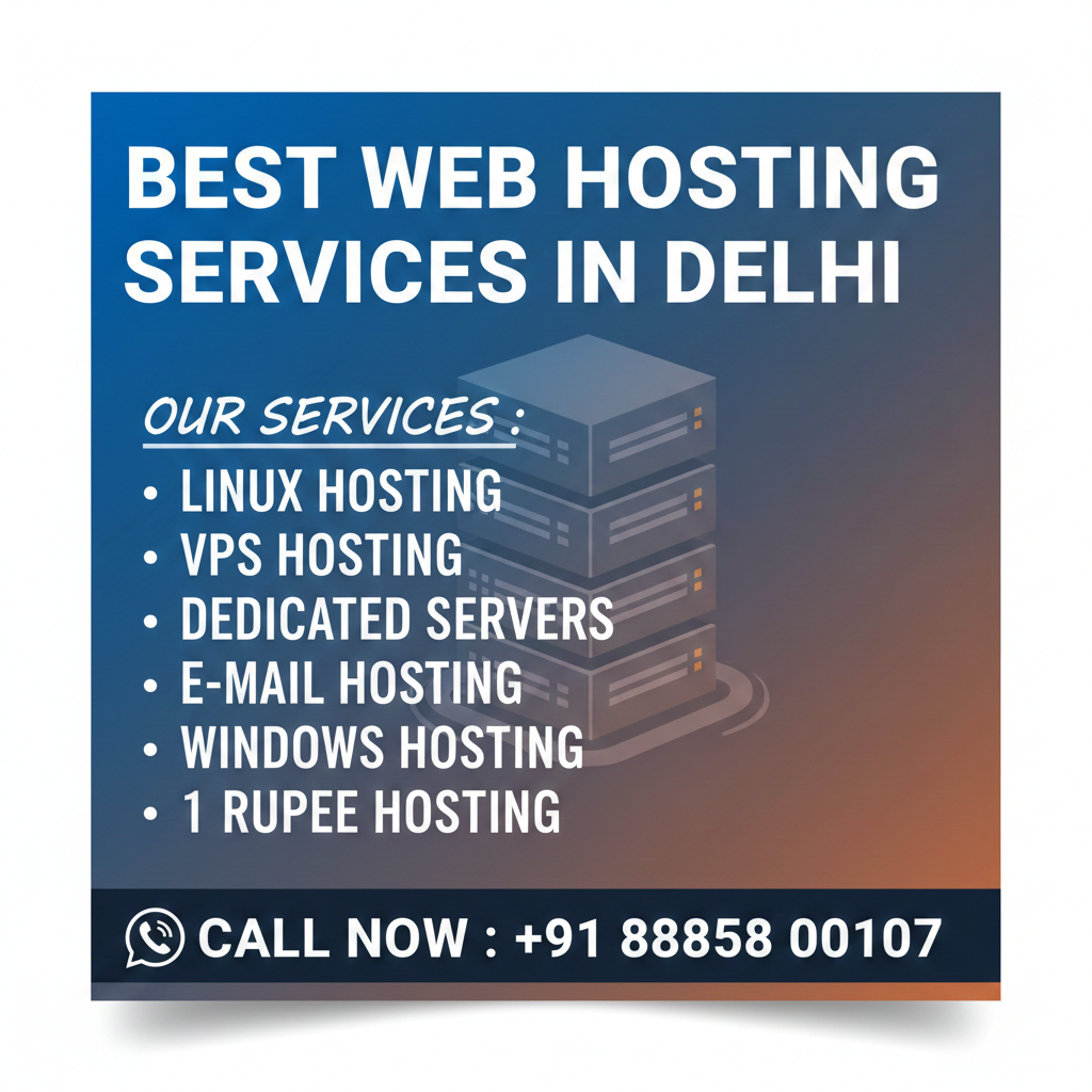 Best web hosting services in Delhi