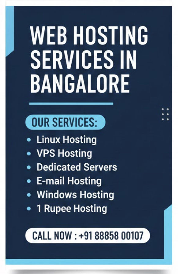 Best web hosting services in Bangalore